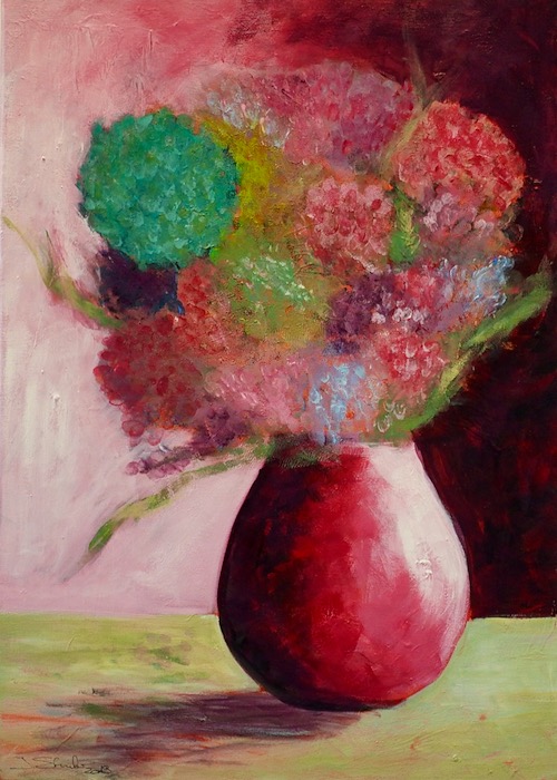 Kunst Natur | Blumen in Vase | 50x70cm | © Ingrid Studer Fineart