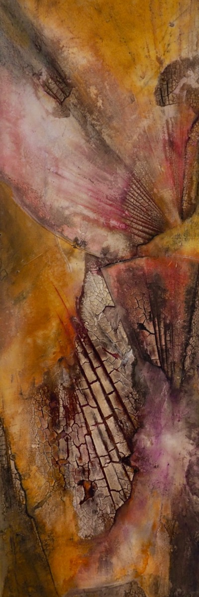 Abstrakte Kunst | Rote Wüste | 40x120cm | © Ingrid Studer Fineart